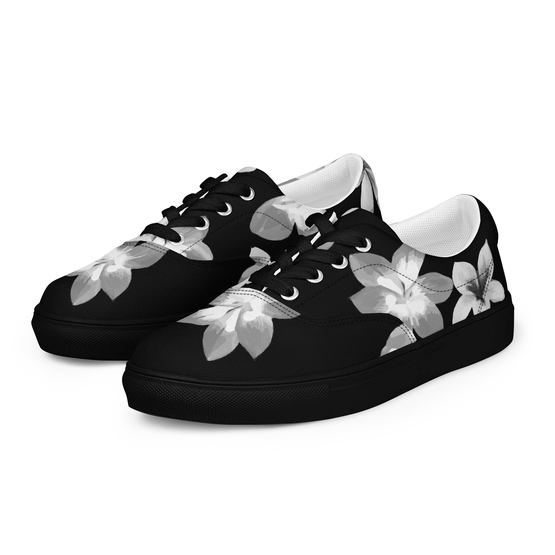 Volcanic Ash - Caribbean Soufriere Flower Print | Men's Lace-Up Canvas Shoes product image (3)