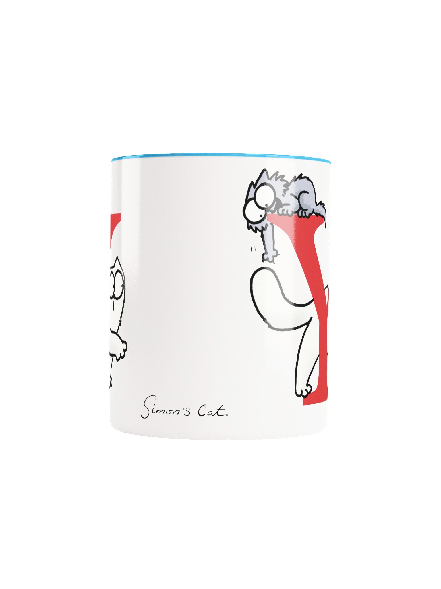 Cat Monogram Mug - Y product image (5)