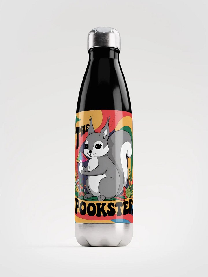 Psychedelic Pookster Stainless Steel Water Bottle product image (1)