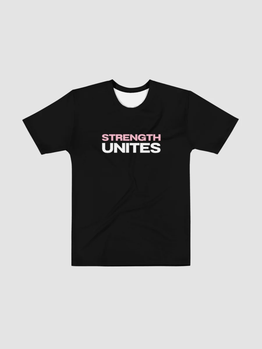 Breast Cancer Awareness: Strength Unites T-Shirt - Black product image (5)