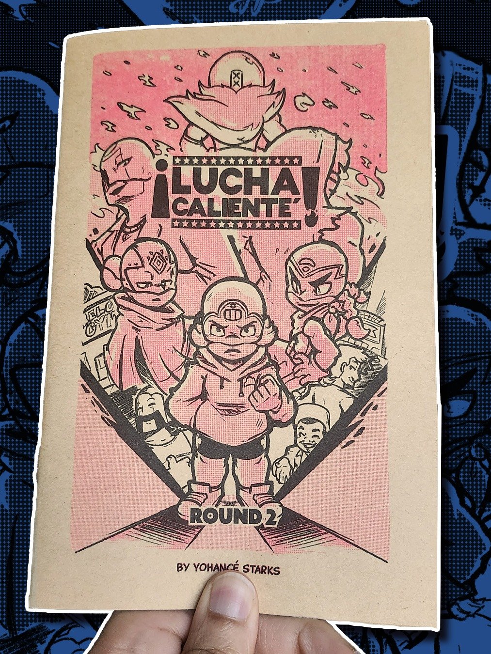 Lucha Calienté - Round 2 Riso Zine product image (1)