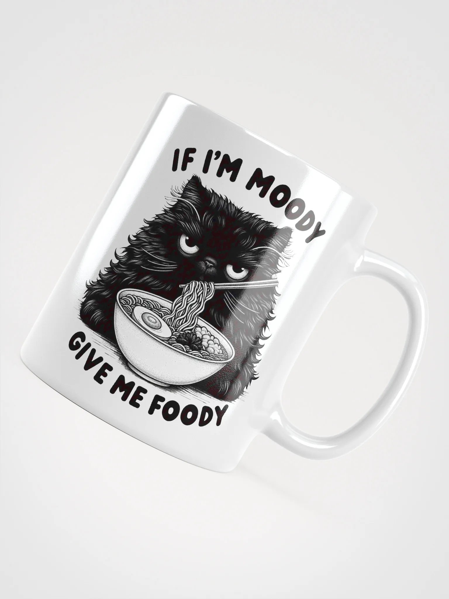 Moody Cat Noodle Lover Mug product image (12)