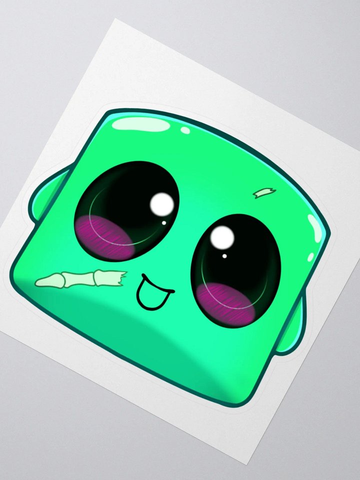 Cheerful Jello Square Stickers product image (5)