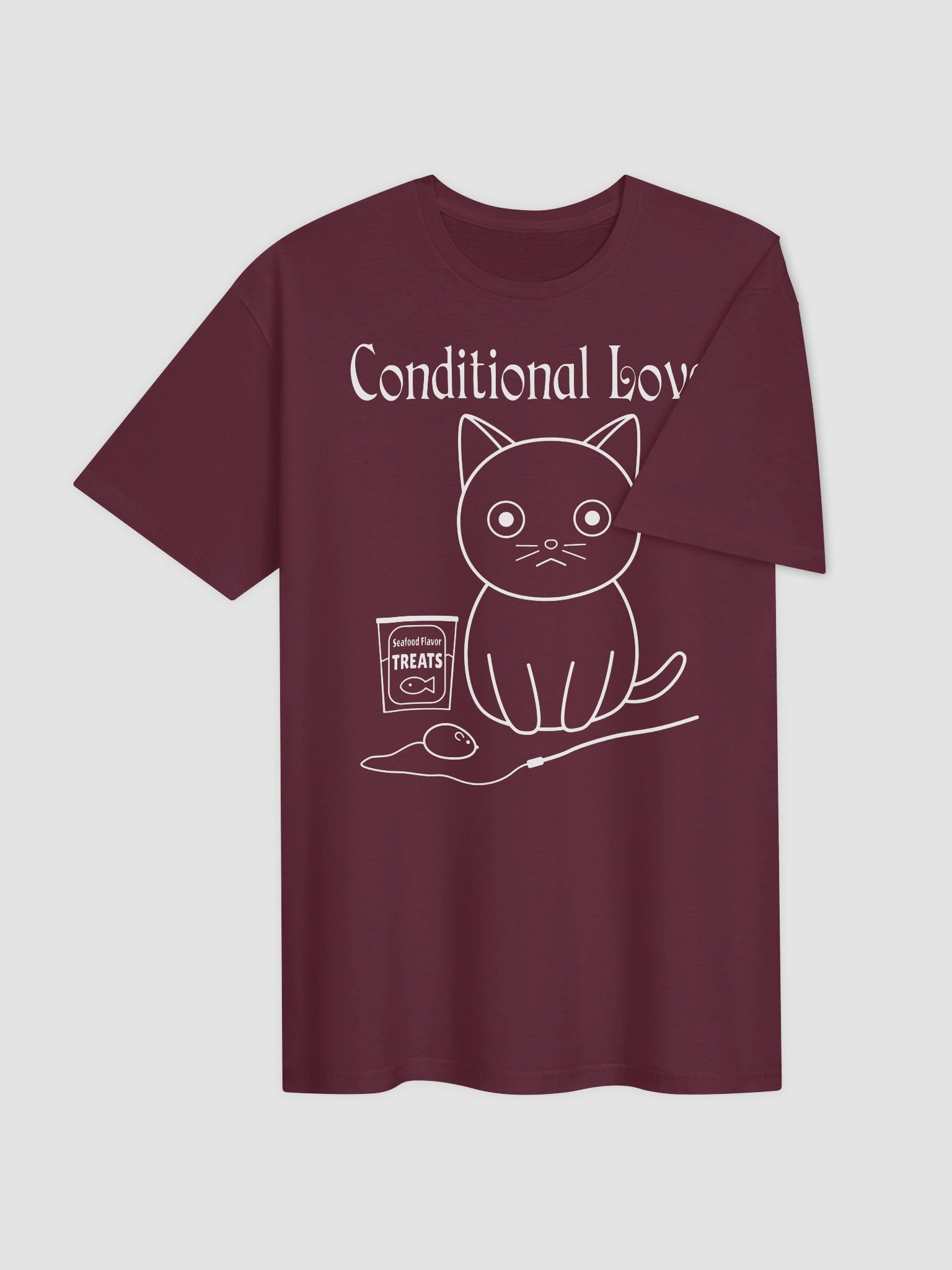 Conditional Love (White Print) - Unisex Adult Super Soft Lightweight T-shirt product image (3)