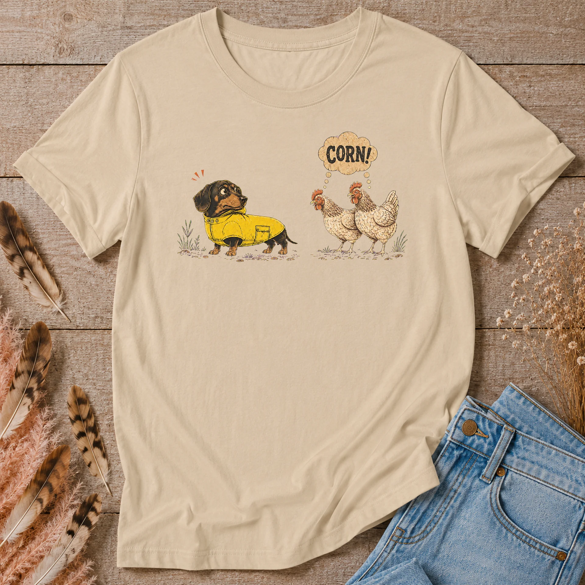 Corn Dog Chicken T-Shirt product image (7)