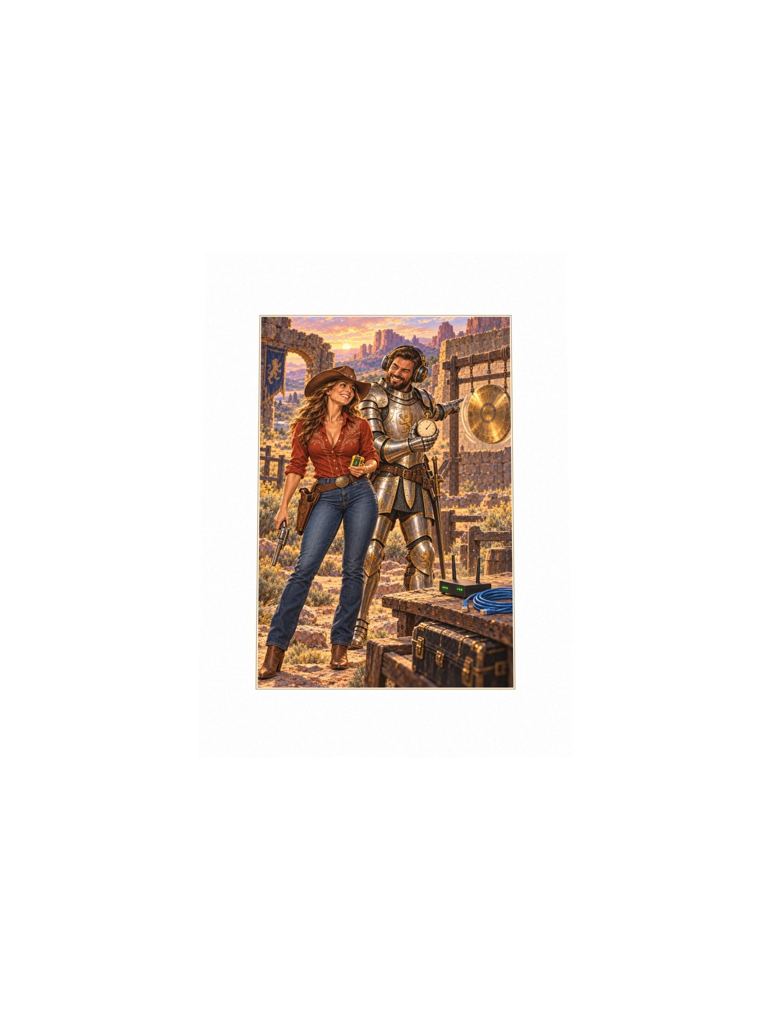 Ping Test Small Art Print product image (4)