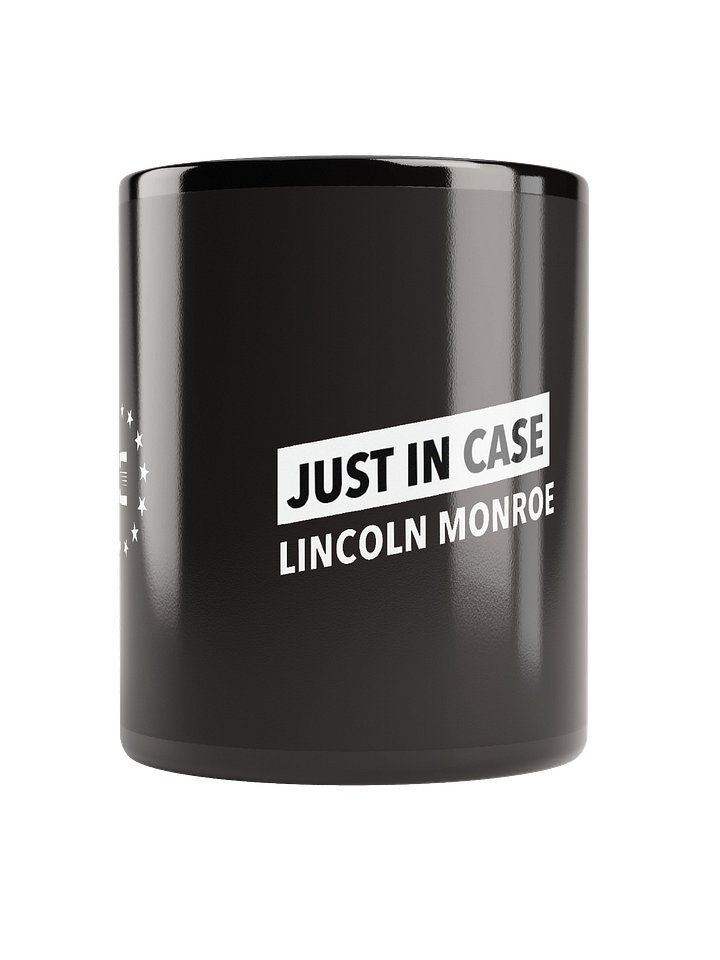 Enclave76 JUST IN CASE Black Glossy Mug product image (1)
