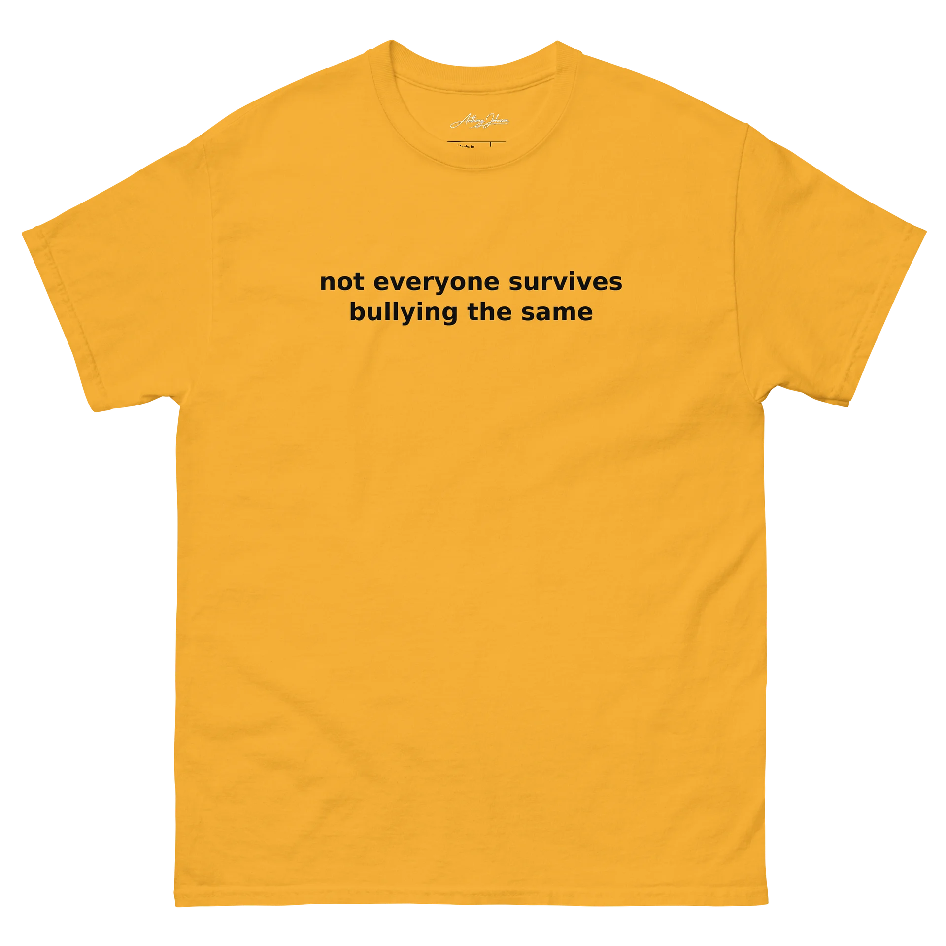 GBMT Not Everyone Survives Bullying The Same Premium Tee product image (2)