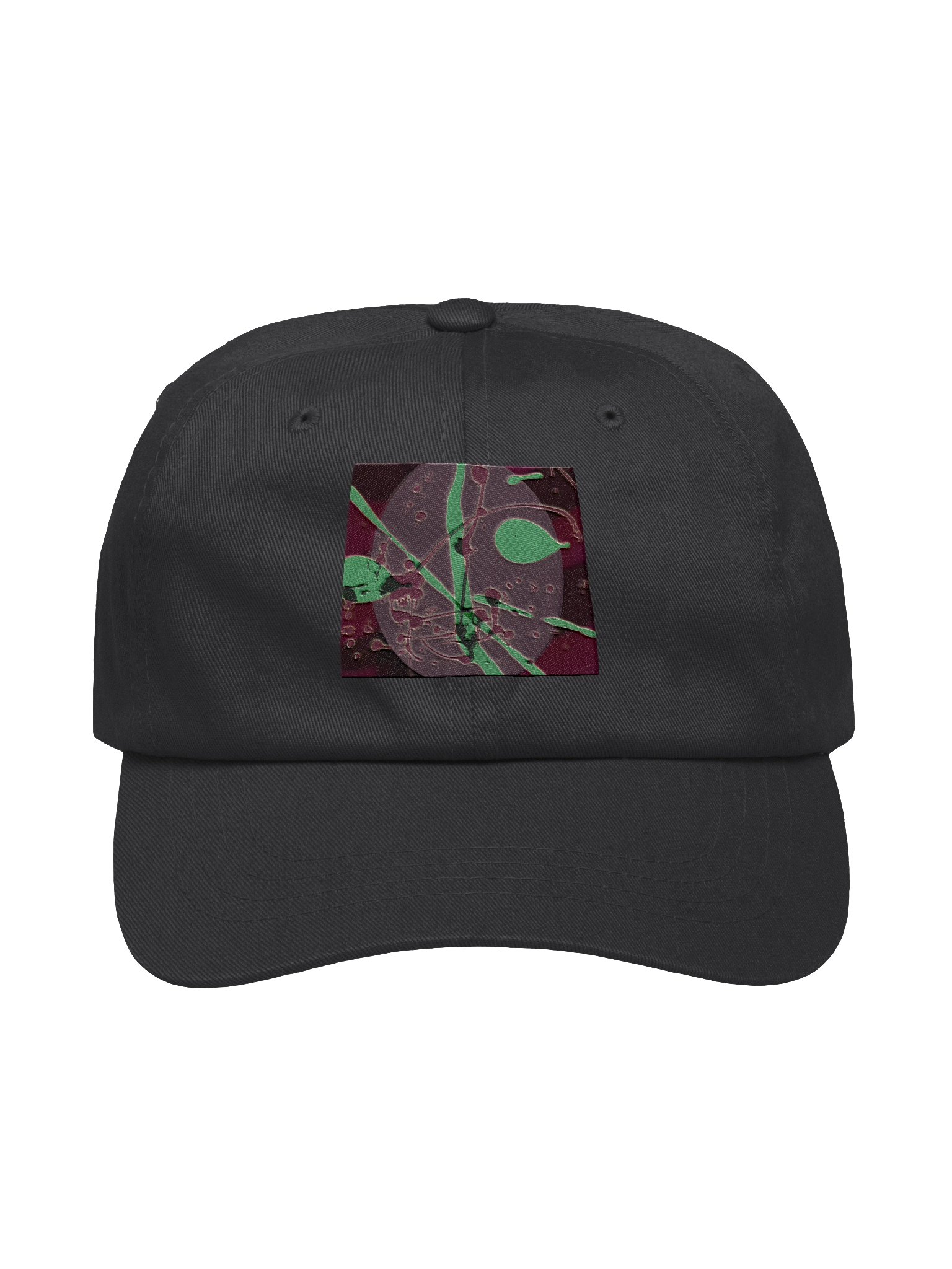 Oval Nocturne Dad Hat with Original Digital Design product image (1)