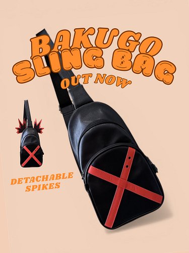 BAKUGO BAGS ARE RESTOCKED!!!

pre-orders are officially going out! If you did pre-order you should have received a tracking e...