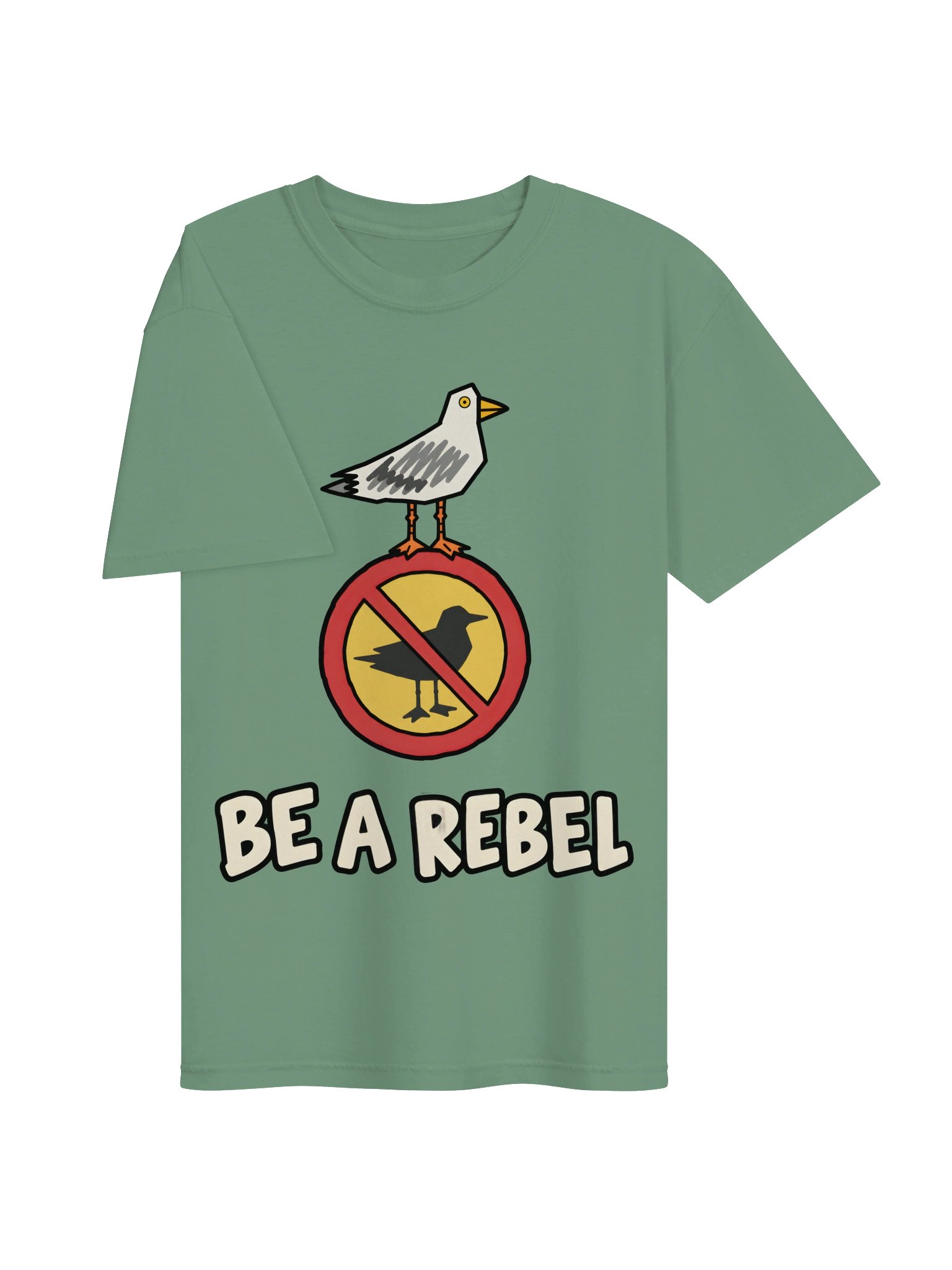 Be a Rebel Heavyweight Vintage Graphic Tee product image (3)