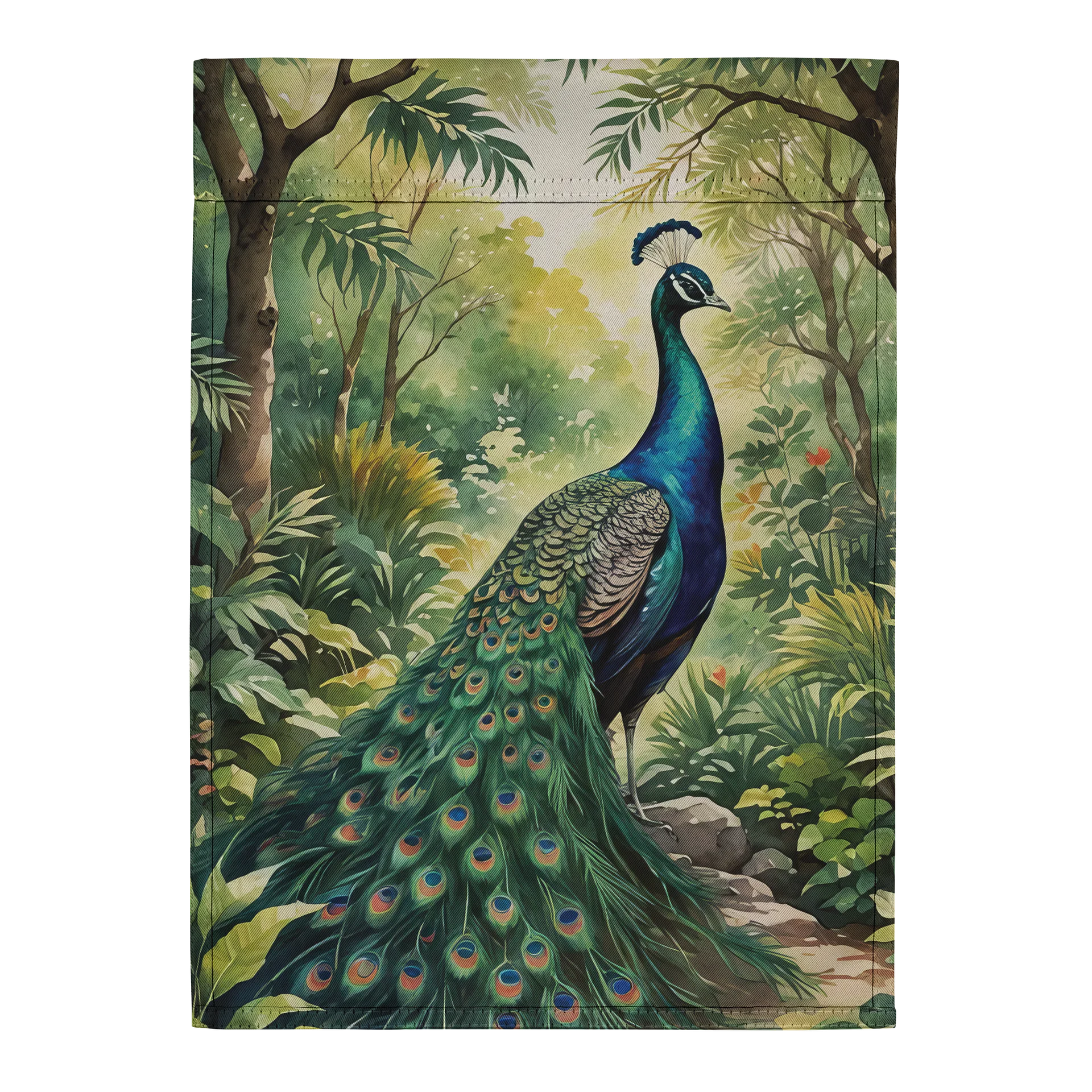 Peacock Garden Flag product image (3)