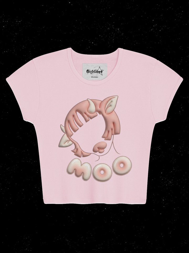 6ixblades Moo Baby Tee product image (1)
