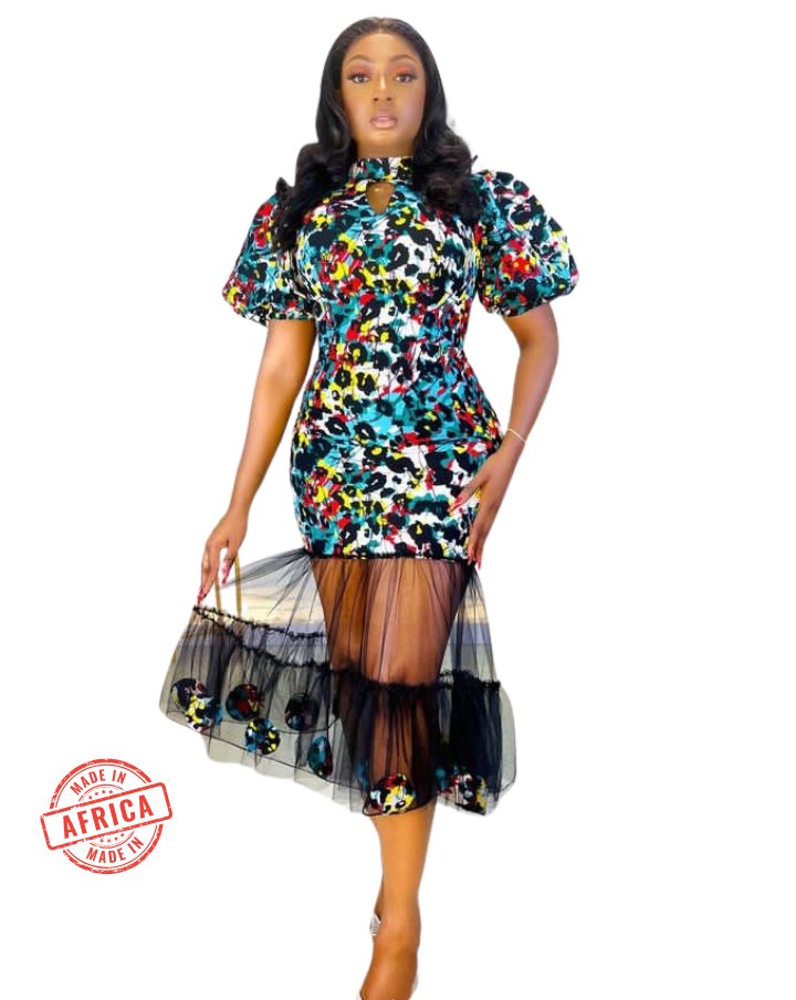 Ankara Lisa Dress For The Queen Party product image (1)