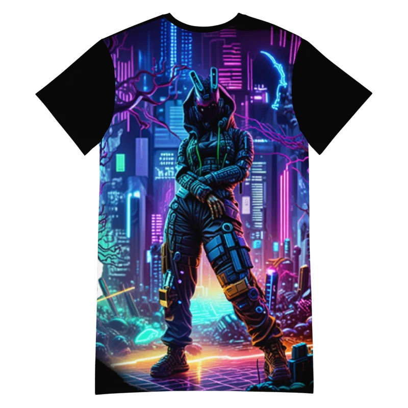 Cyber Dream T-Shirt Dress product image (1)