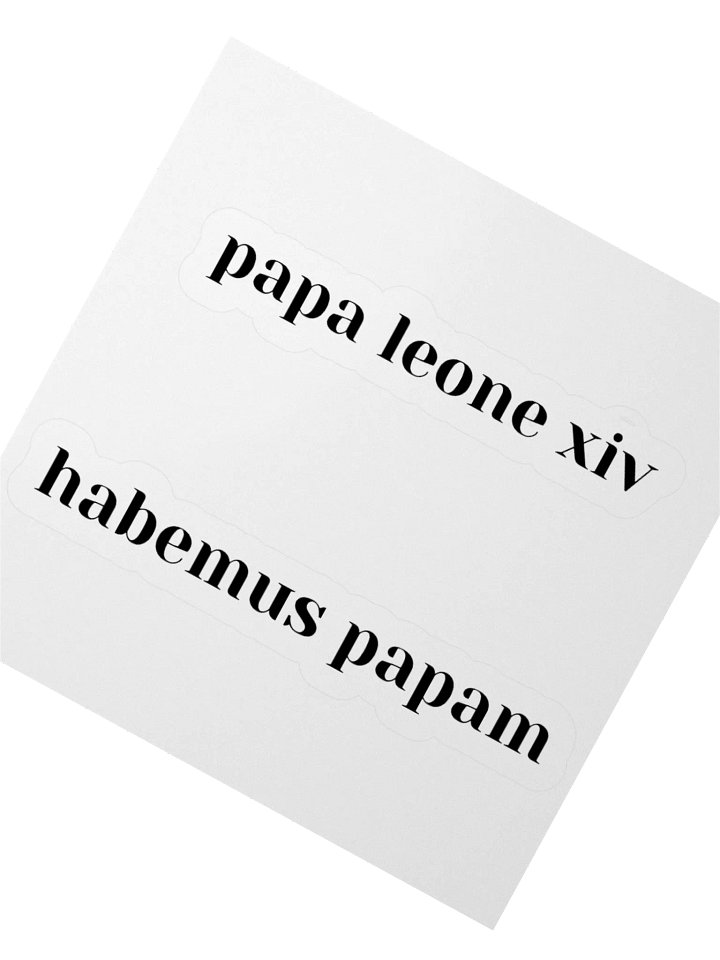 Pope Leo sticker set product image (2)
