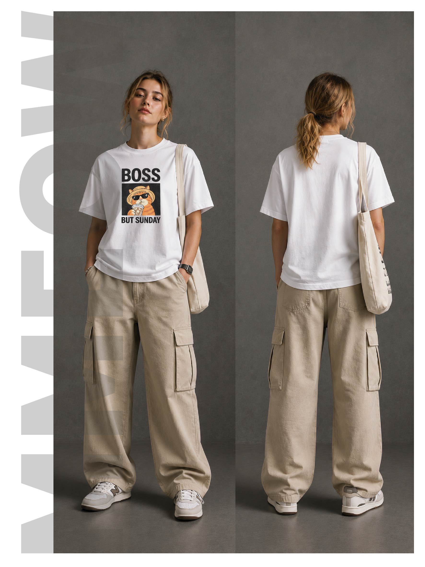 BOSS BUT SUNDAY BOXY T - SHIRT PRINTED product image (5)