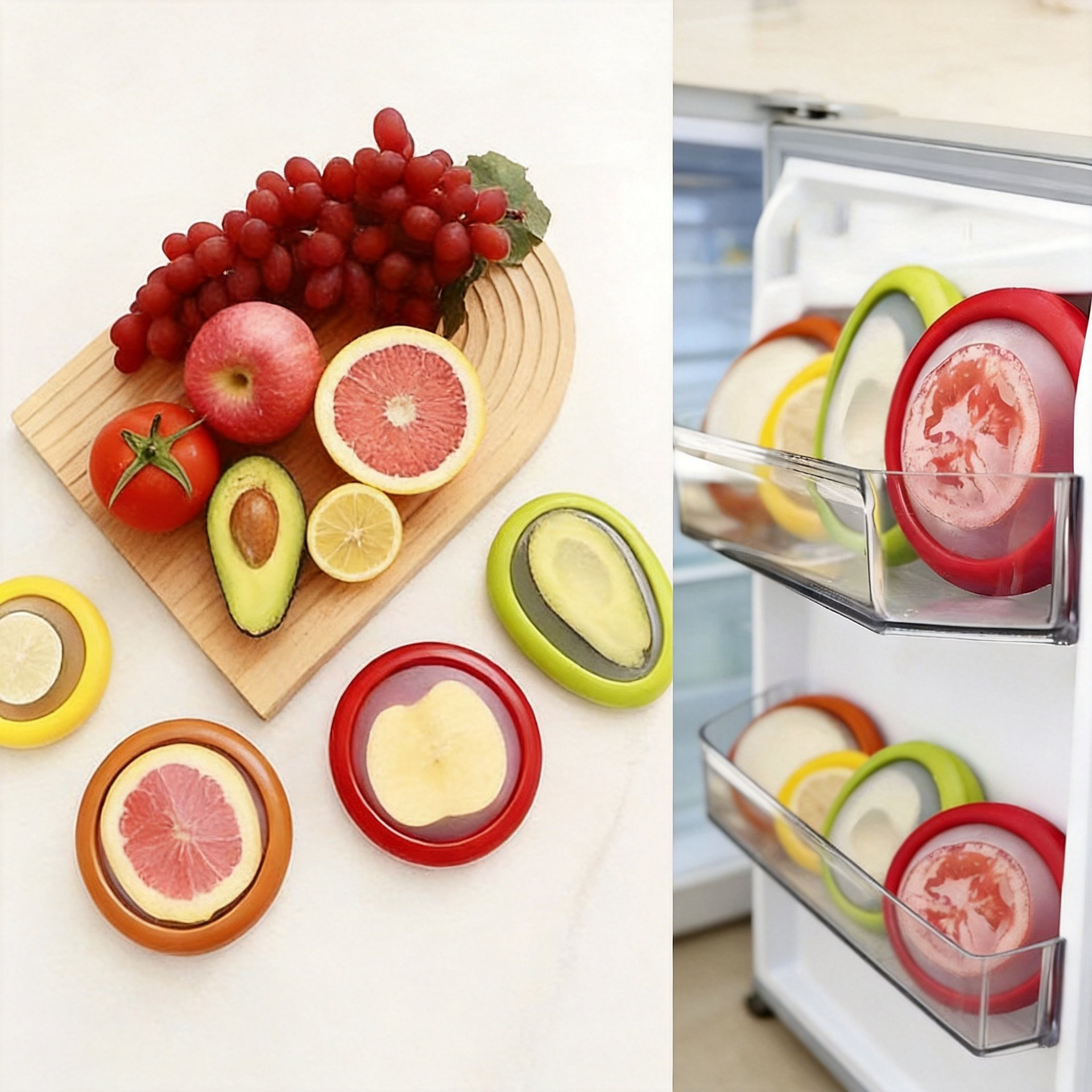 Eco-Friendly Silicone Fruit & Vegetable Storage Containers product image (2)