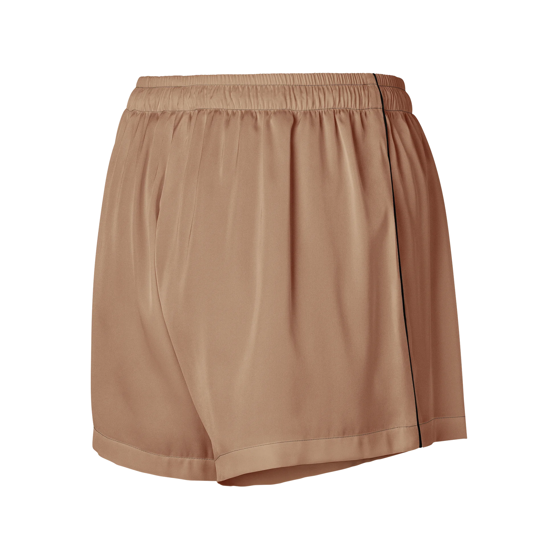 Tan All-Over Print Pajama Shorts product image (2)