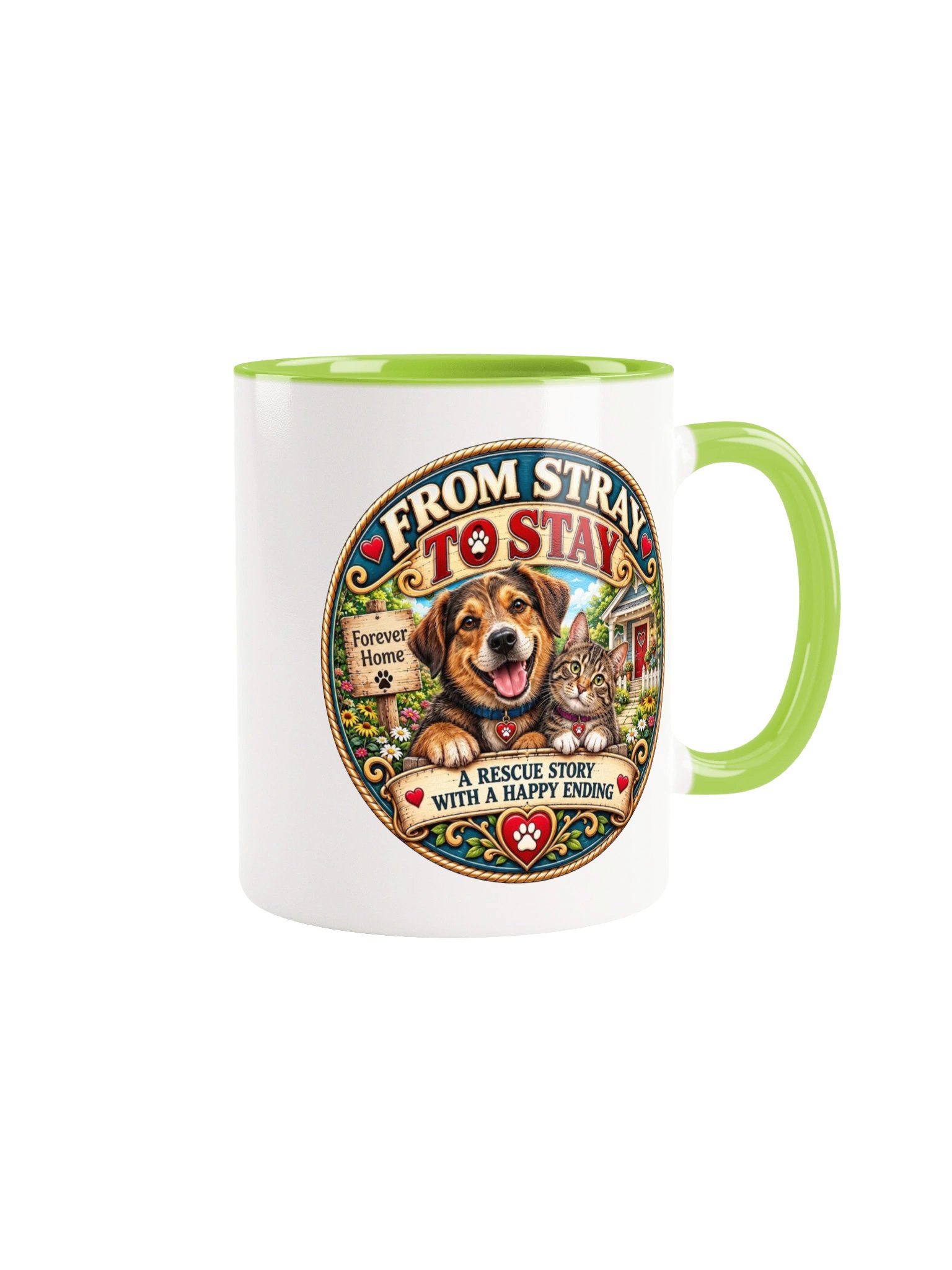 From Stray to Stay Rescue Two Color Mug product image (71)