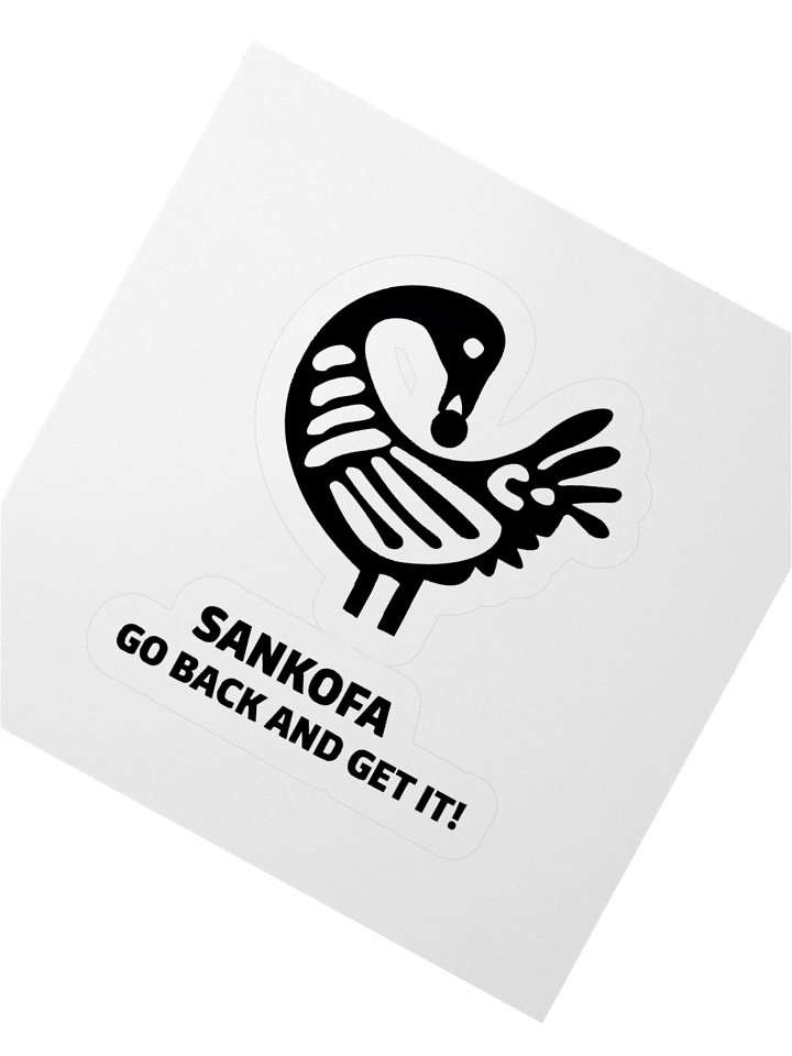 Sankofa Bird Kiss Cut Sticker product image (6)