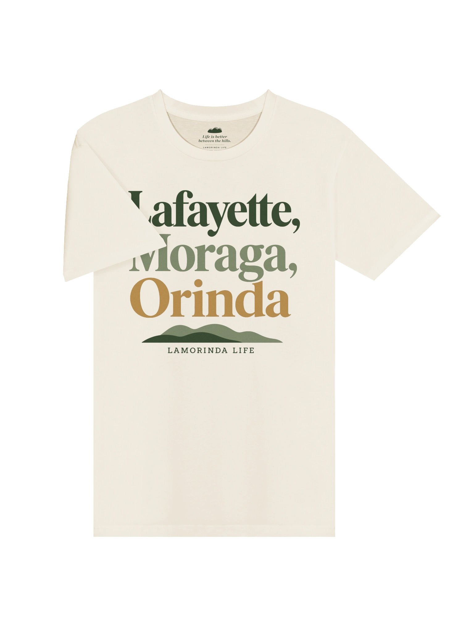 Lafayette, Moraga & Orinda T-Shirt | Light product image (4)