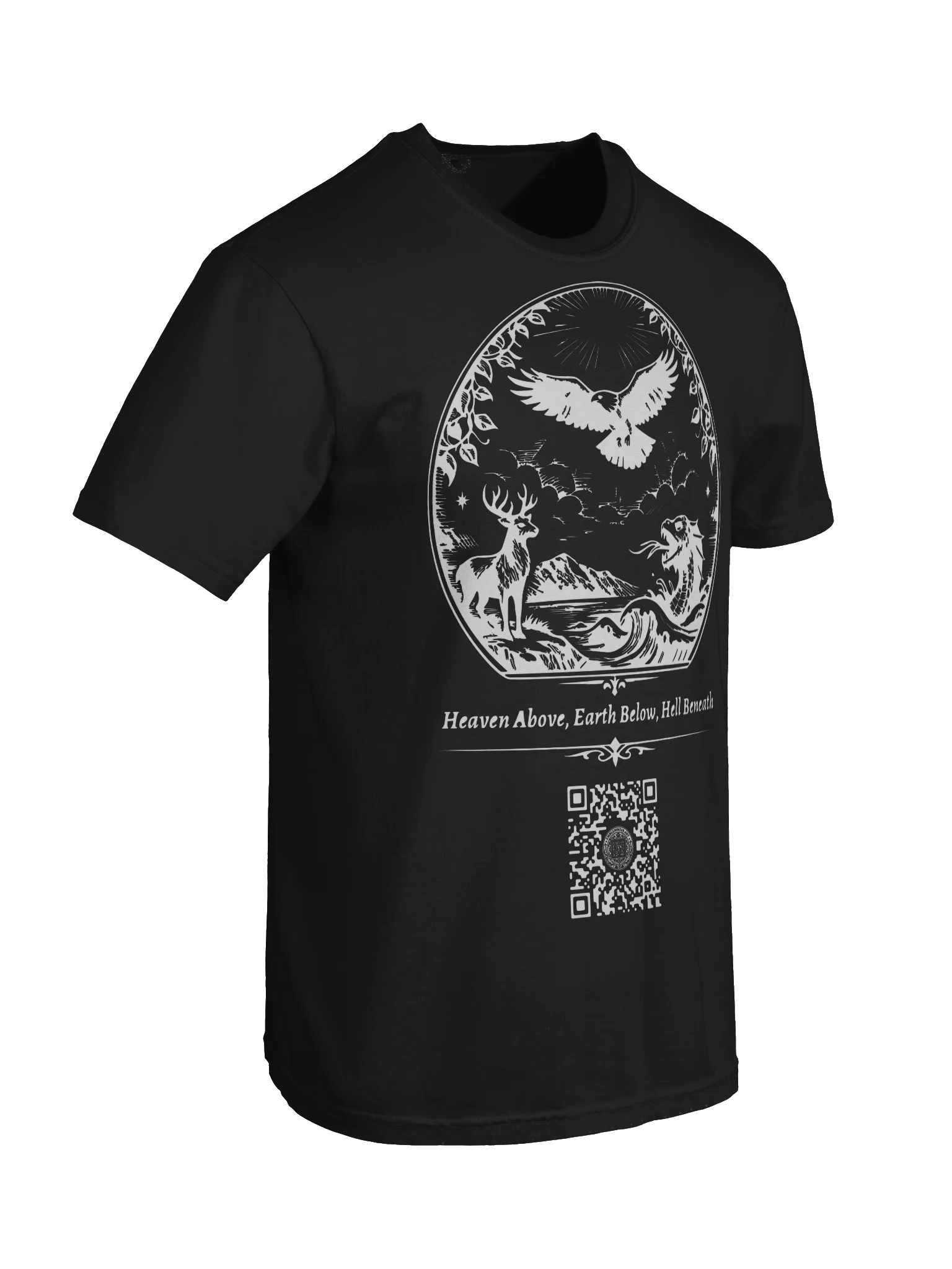 Three-Story Universe (White on Black/Color) product image (8)