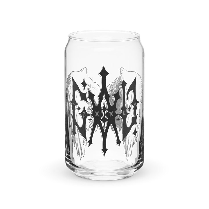 CXXL Angel Wings on a Soda Shaped Glass product image (1)