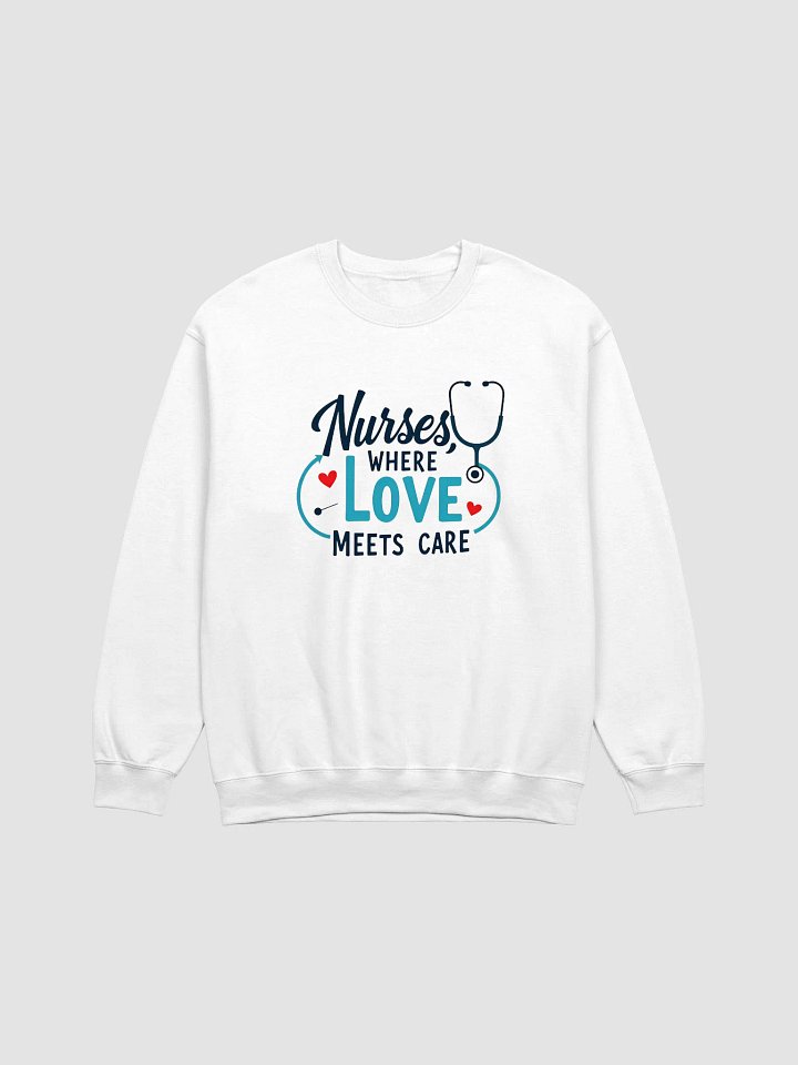 Love Meets Care Nurses Crewneck product image (4)