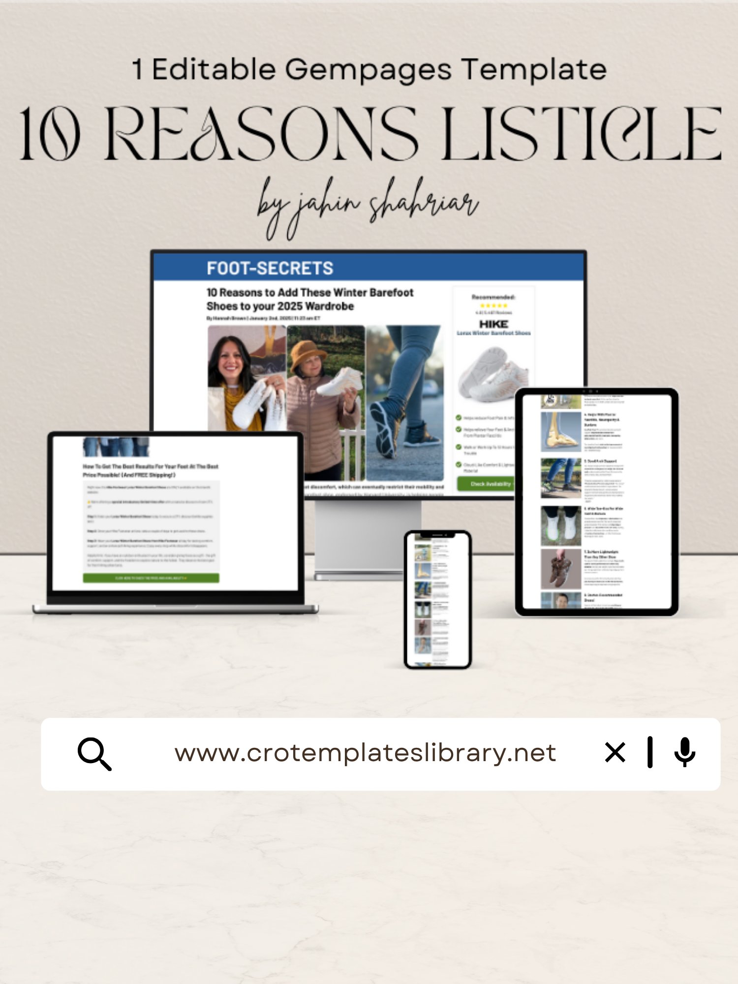 10 Reasons Gempages Listicle Template product image (1)