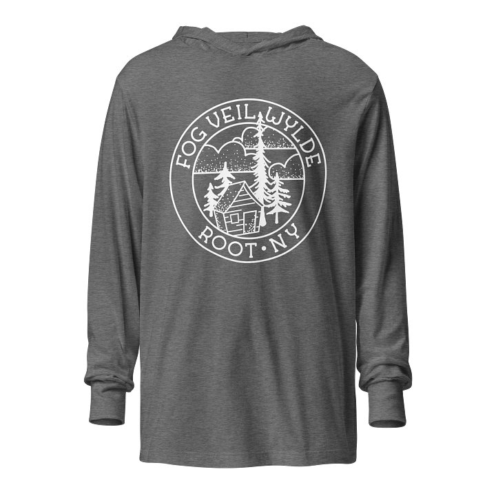 Classic Seal in White | Soft Triblend | Unisex Hoodie Shirt product image (3)
