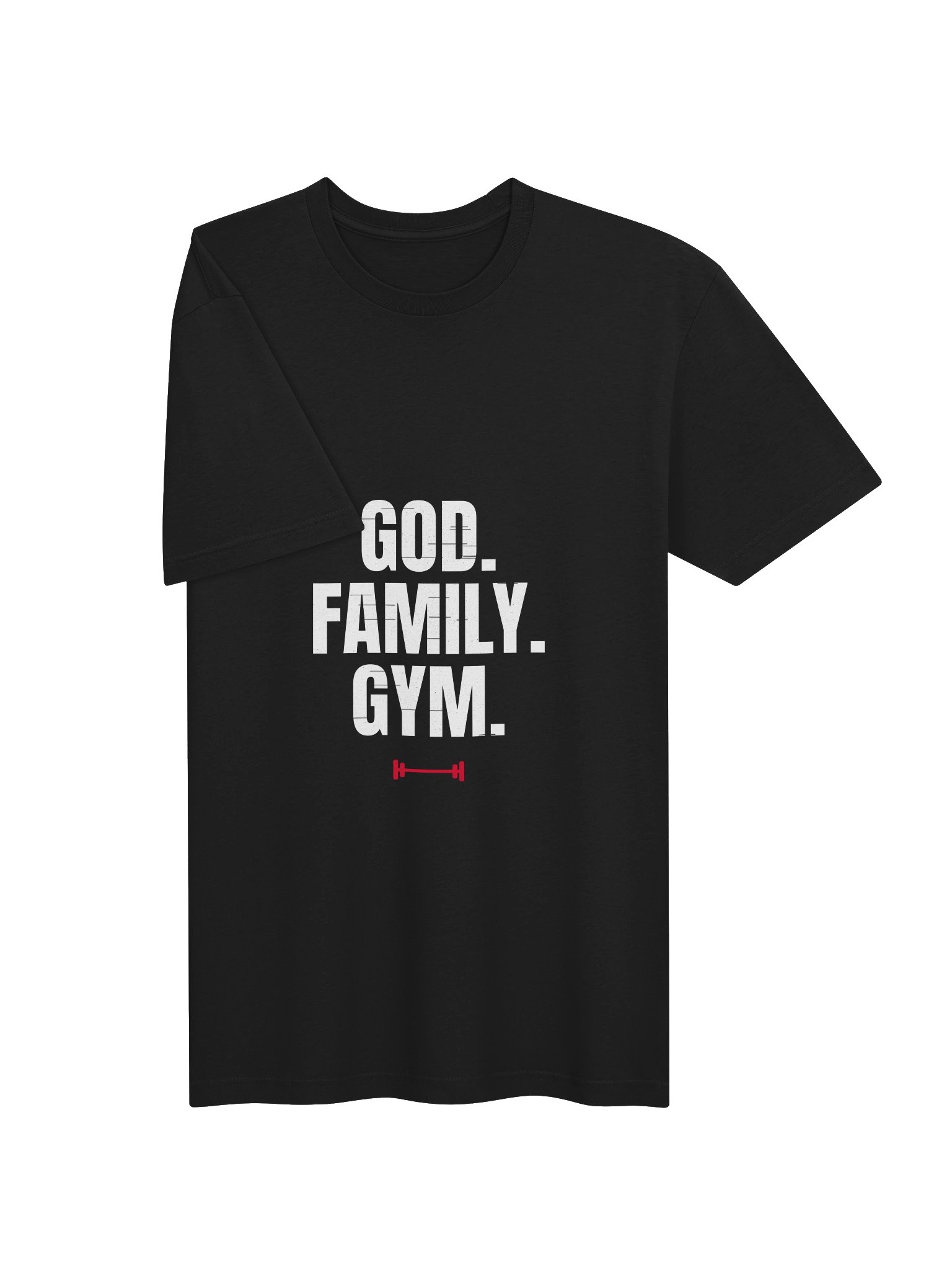 God. Family. Gym. — Fitted Athletic Tee product image (3)