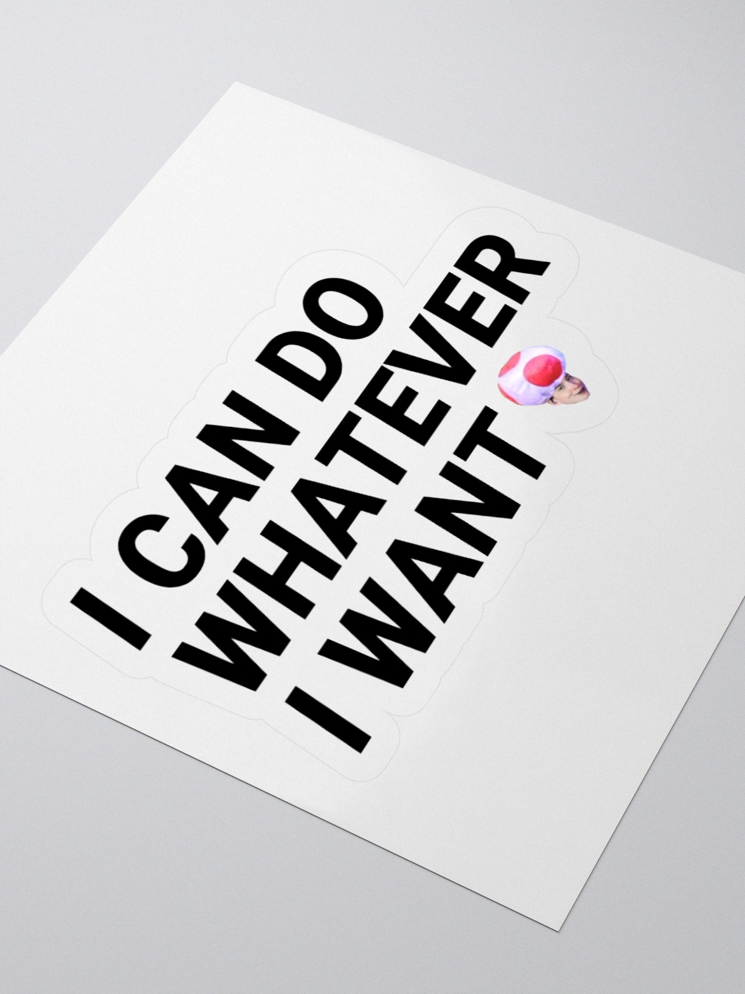 I CAN DO W.E I WANT STICKER product image (7)