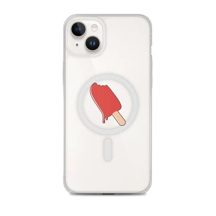 Bitten Red Ice Cream Bar iPhone® Case product image (1)