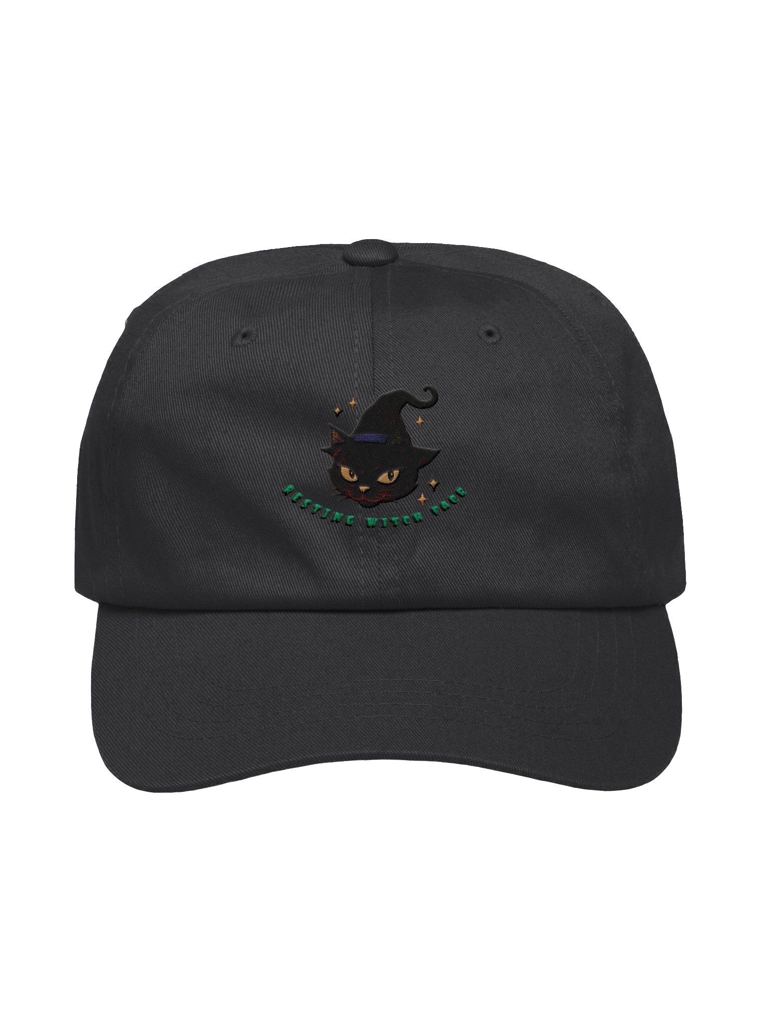 Resting Witch Face Cat Dad Hat product image (1)