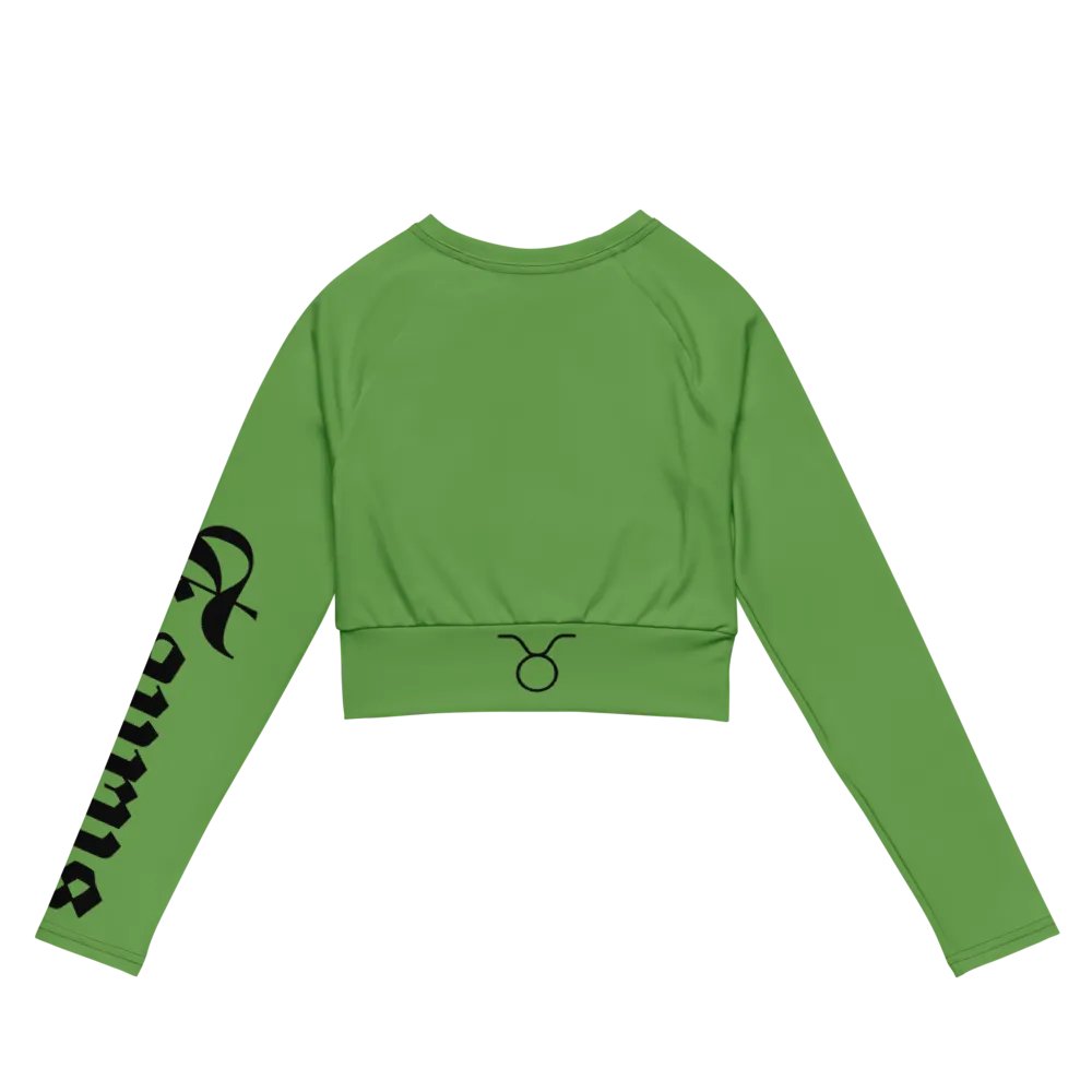 Taurus All-Over Print Long Sleeve Crop Top product image (10)