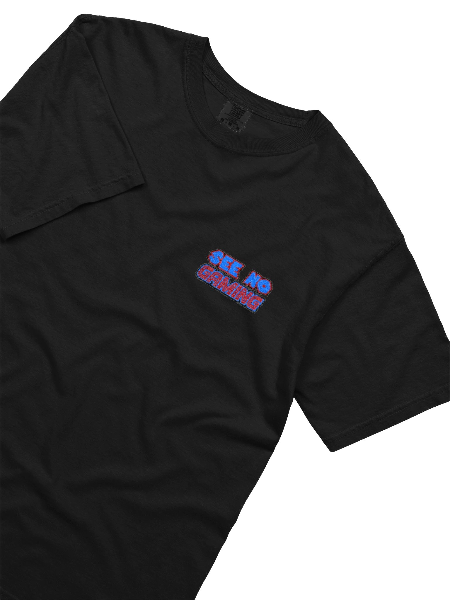 Embroidered SEE NO GAMING T-Shirt product image (5)