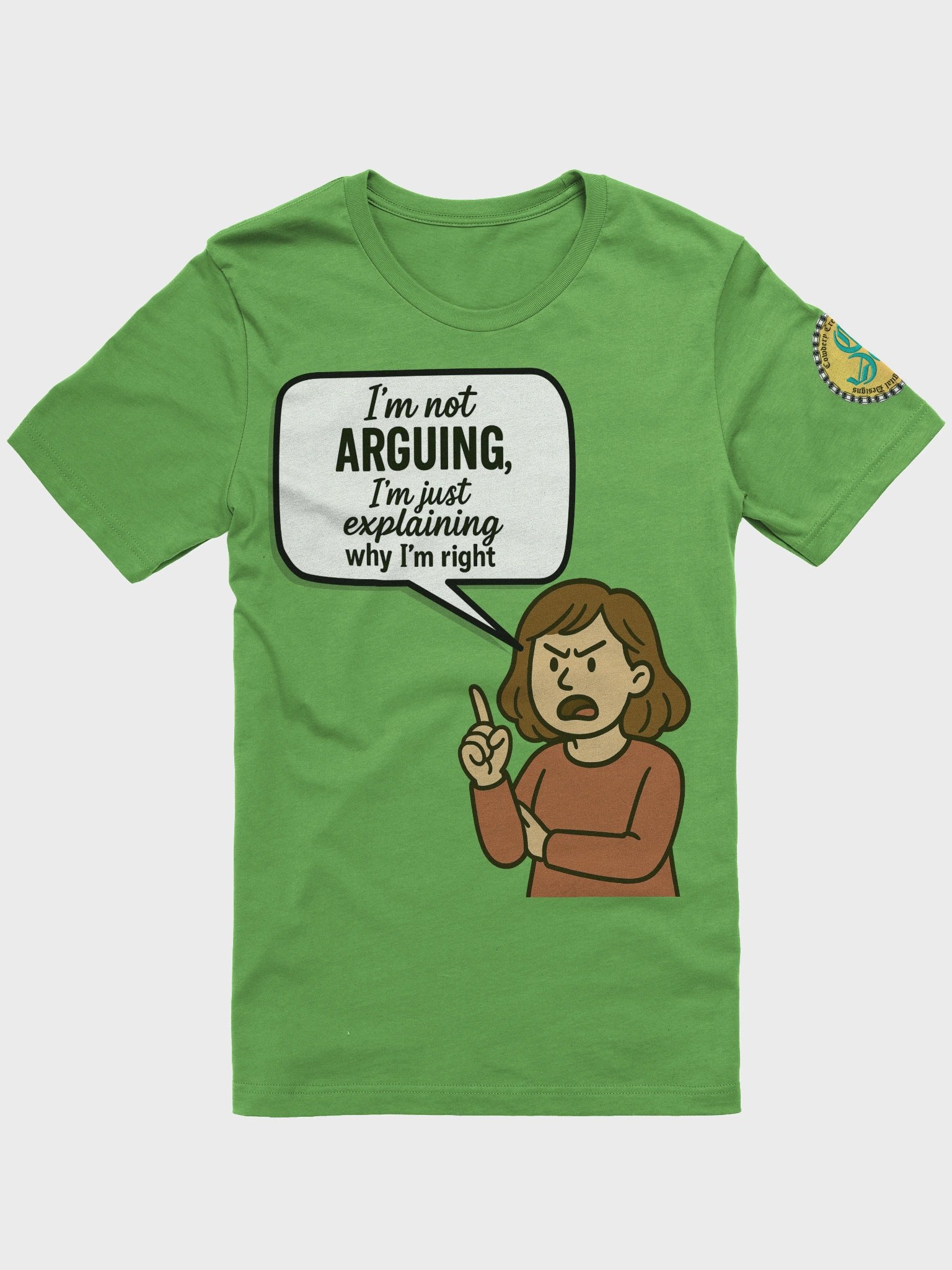 I'm not Arguing (Female) Bella+Canvas Supersoft T-Shirt Colors (4) product image (5)