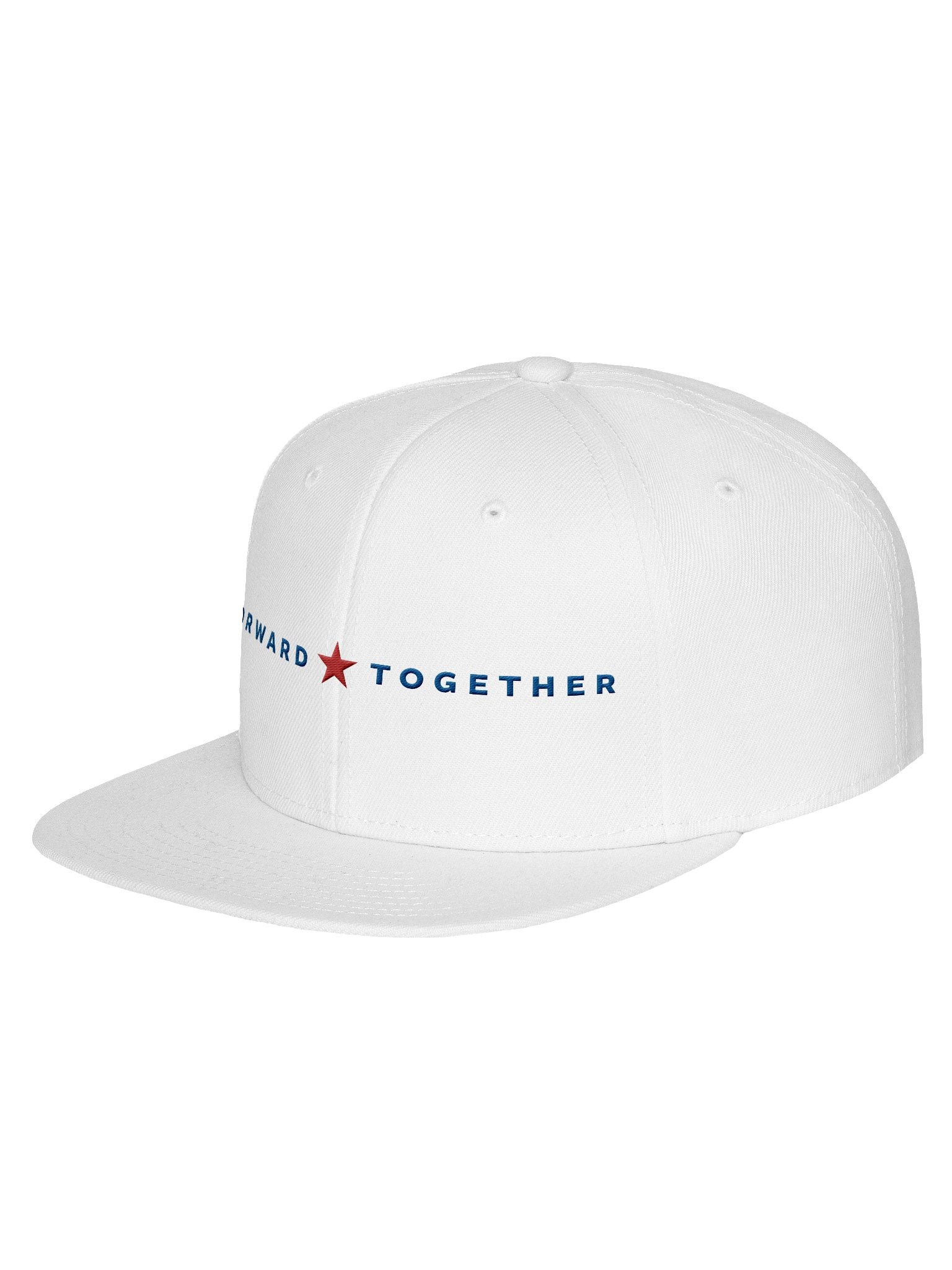 Forward Together Black Flat Brim Snapback Hat product image (2)