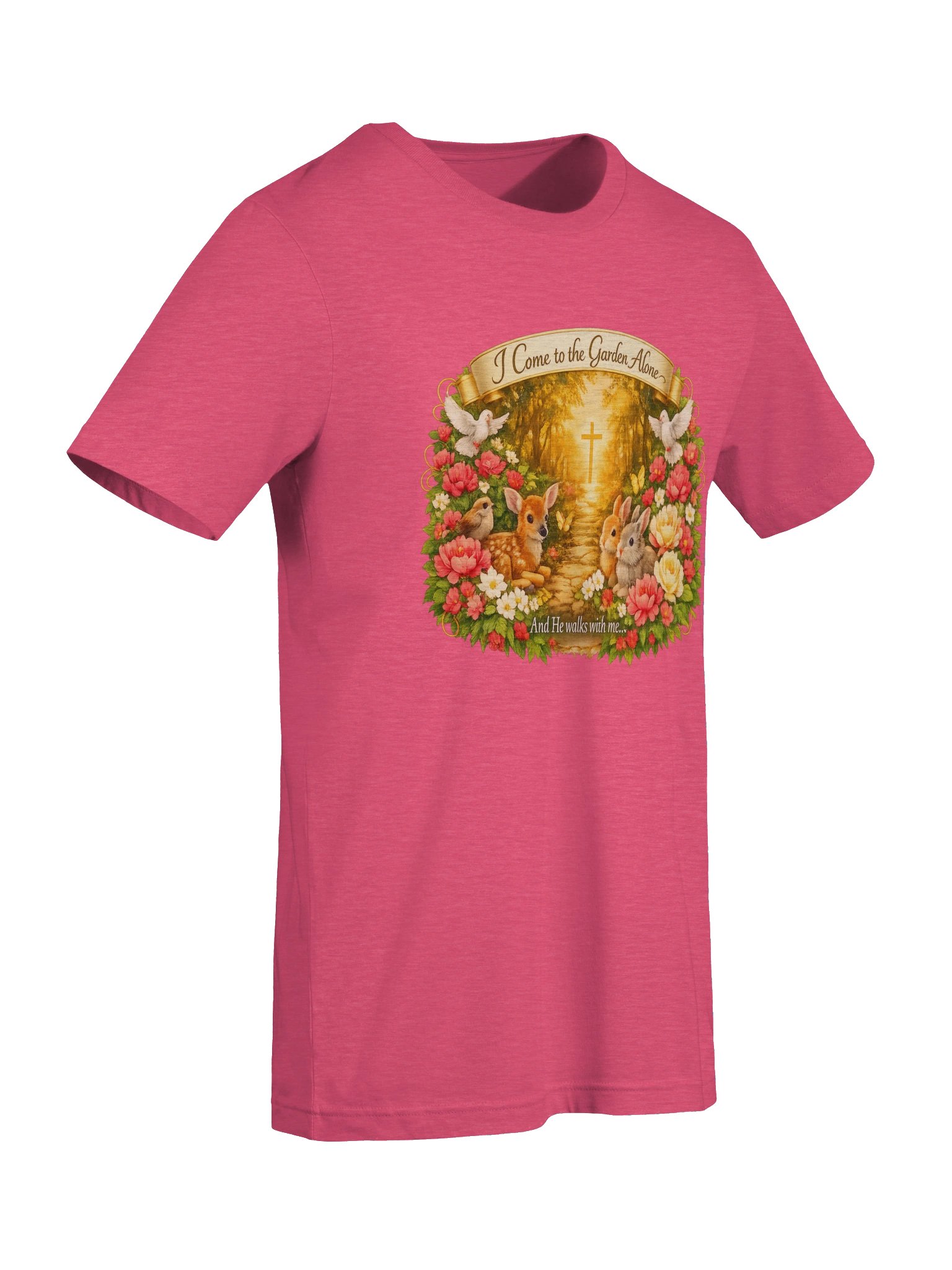 I Come to the Garden Alone Christian Tee product image (19)