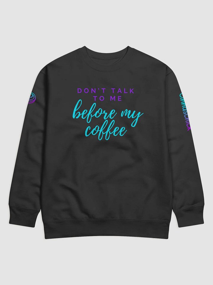 Cinnaschick Don't Talk to Me Cotton Sweatshirt product image (1)