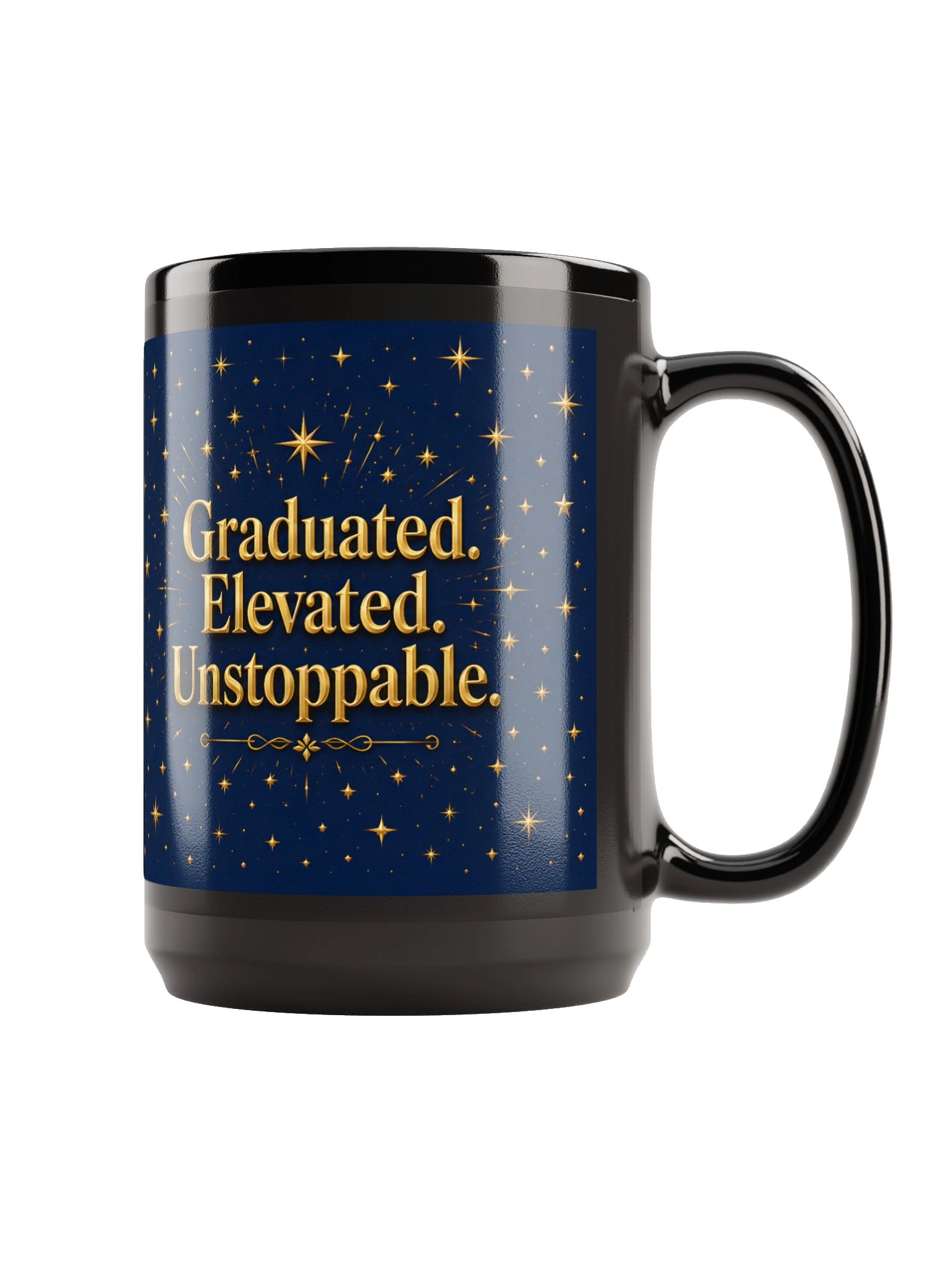 "New Chapter New Me" Graduation Mug — Navy Wrap product image (3)