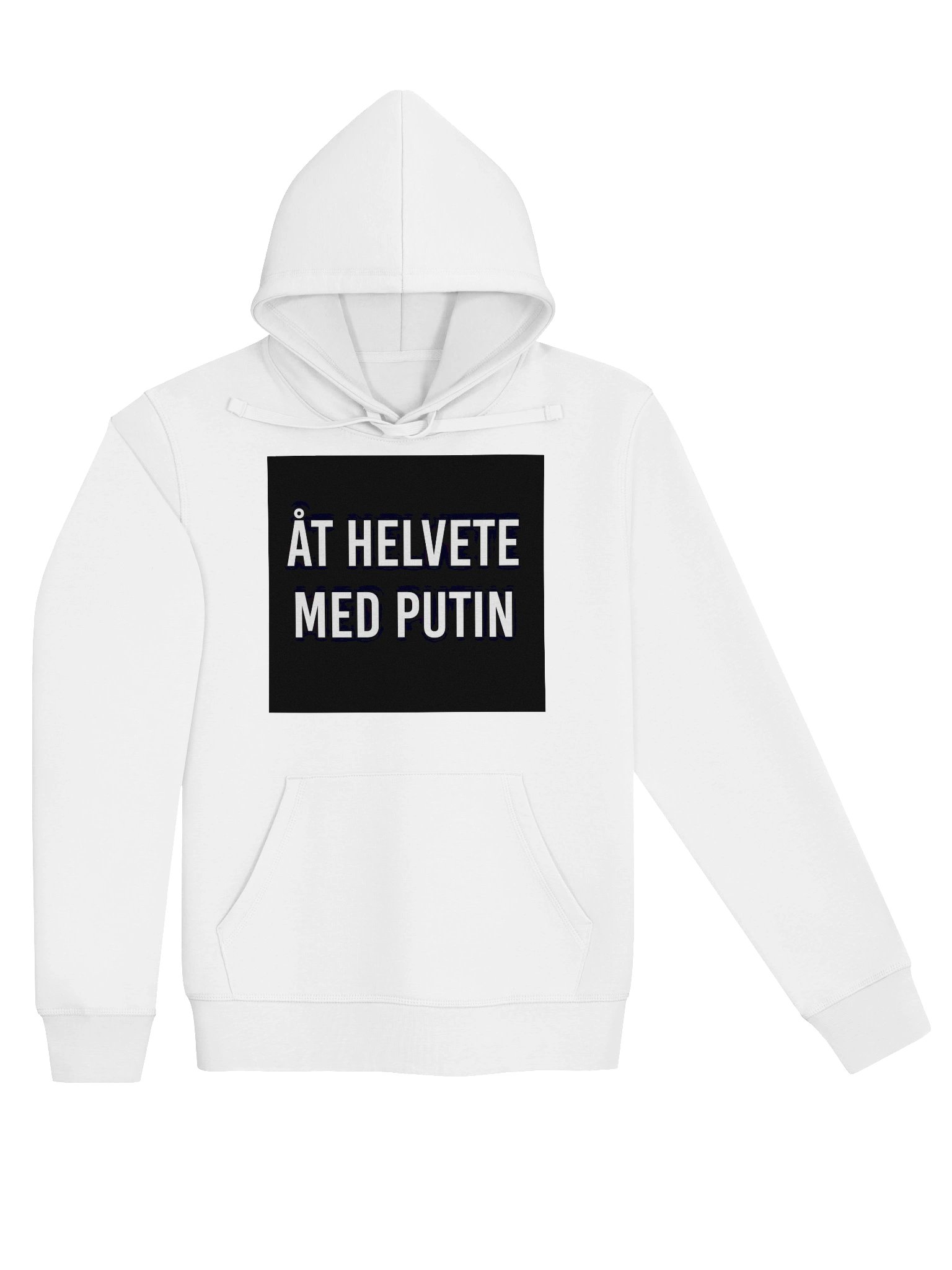 Åt helvete med Putin - Svart Bakgrund (Organic Premium Hoodie) product image (5)
