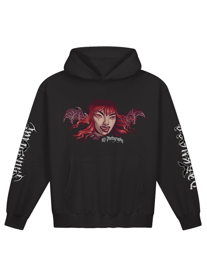 Darkness Goth Girl Heavy Weight Terry Hoodie product image (2)