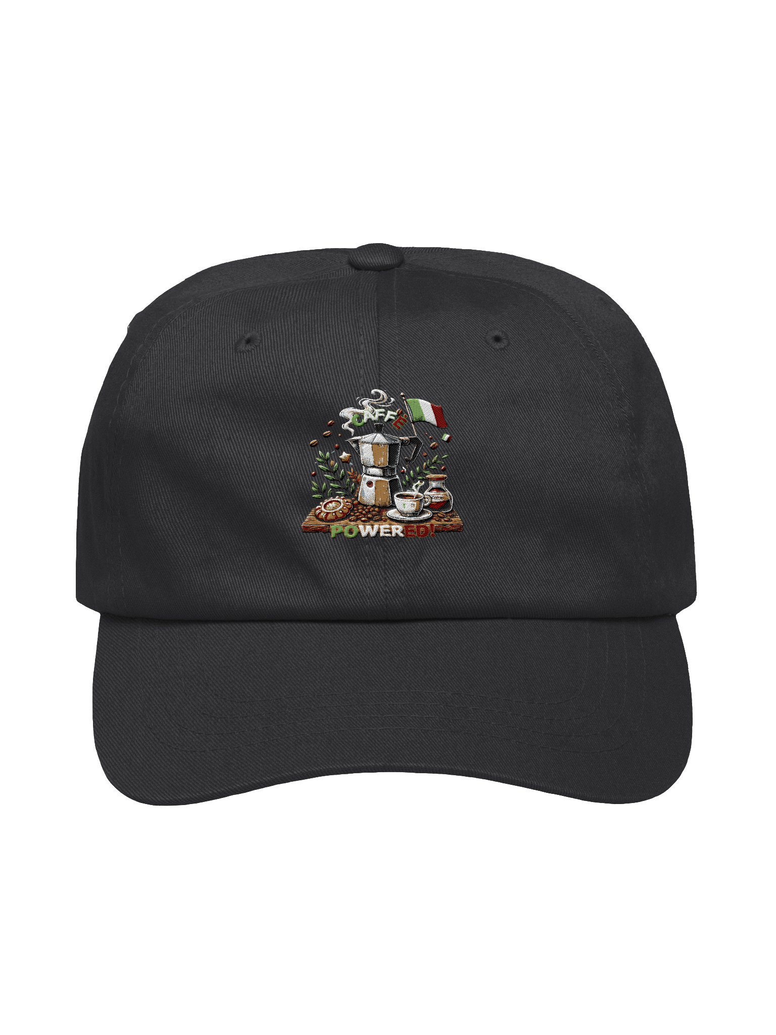 Caffe Powered! Espresso Lover's Dad Hat product image (1)