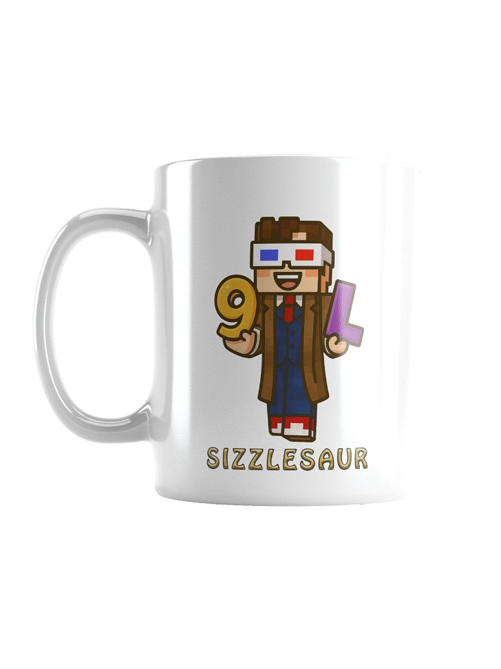 9LS4 Sizzlesaur White Glossy Mug product image (3)