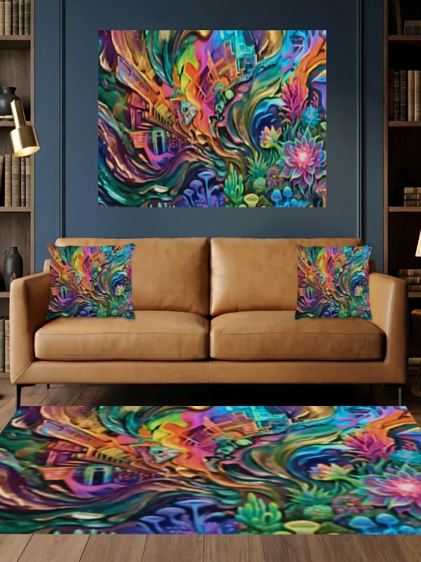 Metropolitan Mandala - Celestial Chaos Area Rug product image (3)
