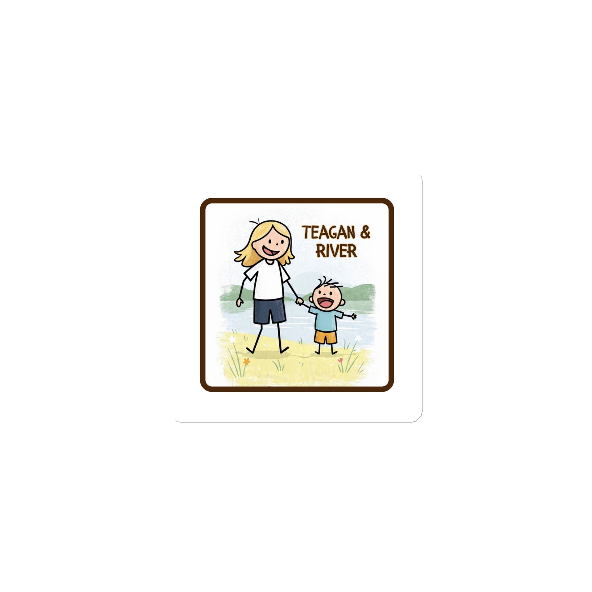 Teagan & River Die-Cut Magnet product image (1)