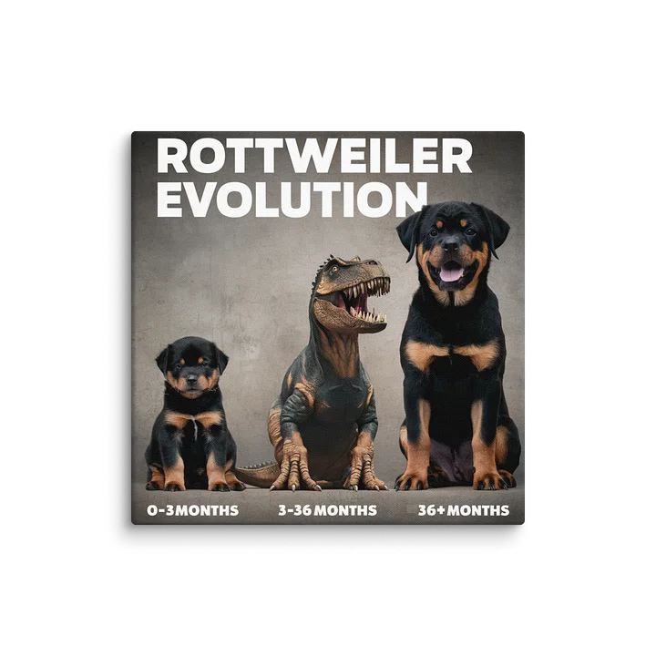 Rottweiler Evolution Canvas product image (2)