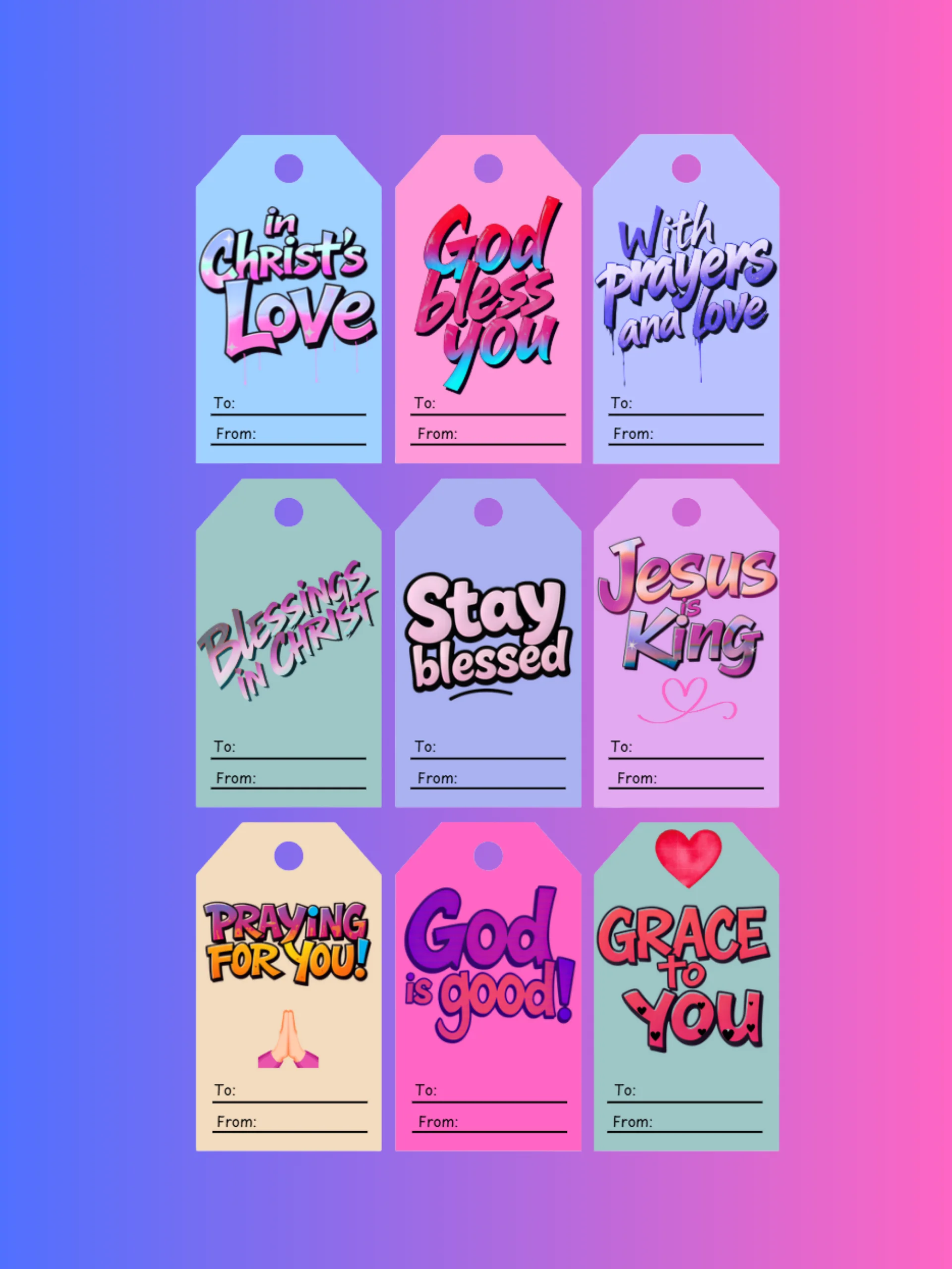 Christian Gift Tag Bundle product image (3)